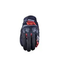 Five TFX4 Black Red summer motorcycle gloves