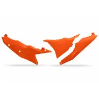 UFO side covers with left side filter box cover for KTM Orange