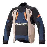 Motorcycle jacket Alpinestars HALO DRYSTAR Dark Blue Kaki