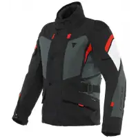 Dainese CARVE MASTER 3 GORE-TEX motorcycle jacket Black Ebony Lava Red