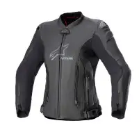 Alpinestars STELLA GP PLUS V4 LEATHER JACKET Women's Leather Motorcycle Jacket Black Black