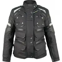 Women's touring motorcycle jacket OJ DESERT NEXT J 3 layers Black