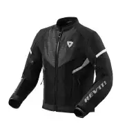 Rev'it Hyperspeed 2 GT Air Black White Summer Motorcycle Jacket