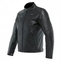 Dainese MIKE 3 leather motorcycle jacket Black