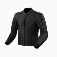 Rev'it Argon 2 Black Anthracite Leather Motorcycle Jacket