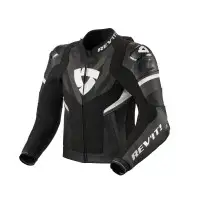 Rev'it Hyperspeed 2 Pro Black Anthracite Leather Motorcycle Jacket
