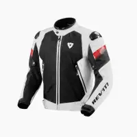 Rev'it Control Air H2O Motorcycle Jacket White Black