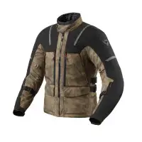 Rev'it Offtrack 2 H2O 3-layer motorcycle jacket Black Brown