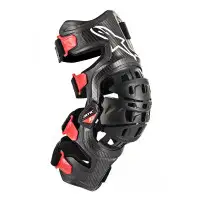 Alpinestars BIONIC-10 CARBON KNEE BRACE RIGHT cross Alpinestars Black Red