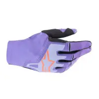 Gloves cross Alpinestars TECHSTAR GLOVES Purple Black