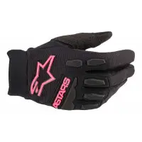 Alpinestars STELLA FULL BORE Women Cross Gloves Black Pink Fluo