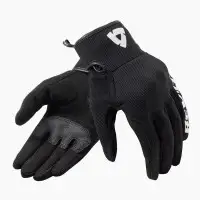 Rev'it Access Ladies Black White Summer Motorcycle Gloves