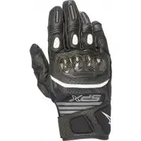 Alpinestars Stella Sp X Air Carbon V2 woman leather gloves Black White