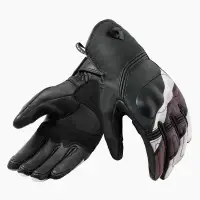 Rev'it Redhill Ladies Summer Leather Motorcycle Gloves Black Pink