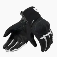 Rev'it Mosca 2 Black White Summer Motorcycle Gloves