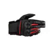 Motorcycle gloves leather Alpinestars PHENOM Black Red