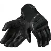 Rev'it Striker 3 leather and textile gloves Black