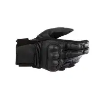 Alpinestars PHENOM LEATHER AIR Black Summer Leather Motorcycle Gloves