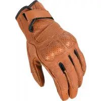 Macna Bold leather summer gloves Brown Black