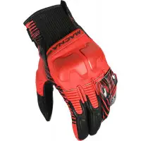 Macna Ultraxx Macna Black Red Summer Leather Motorcycle Gloves