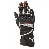 Alpinestars GP PLUS R V2 Leather Racing Gloves Black White