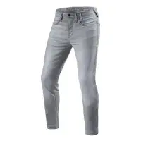 Rev'it Piston 2 SK motorcycle jeans Washed Light Gray L36