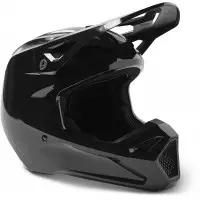 Fox Racing V1 SOLID cross helmet Black