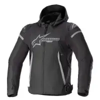 Alpinestars ZACA WATERPROOF motorcycle jacket Black Dark grey
