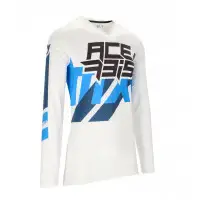 Acerbis X-Flex Three Cross Jersey White Blue