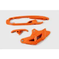 Chain eye+fork pin kit for KTM SX and SX-F Orange