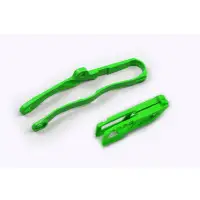 UFO chain+fork linkage eye kit for Kawasaki KXF 250-450 Green