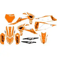 Ufo Akaishi graphic kit for Ktm Orange