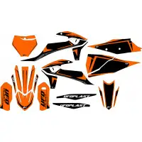 Ufo Apodis graphics kit for Ktm Orange