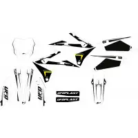 Ufo Apodis graphic kit for Suzuki White