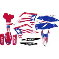 Ufo Patriot graphics kit for Gas Gas Rosso