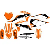 Ufo Stokes graphics kit for Ktm Orange