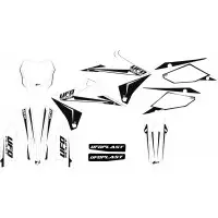 Ufo Stokes graphic kit for Suzuki White