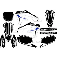 Ufo Stokes graphic kit for Yamaha Black