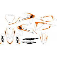 Ufo Tecna graphic kit for Ktm White