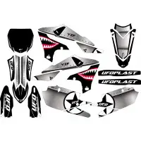 Ufo Thunder graphic kit for Yamaha Black