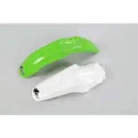 UFO Mudguard Kit for Kawasaki KX 85 2013 Restyling Green White