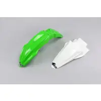 UFO fender kit for Kawasaki KX 85 2014-2023 Green White