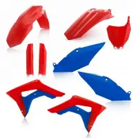 Acerbis Complete Plastics Kit HONDA CRF 450 R 17 Red Blue