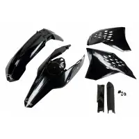 Complete UFO plastic kit for Ktm EXC and EXC-F Black