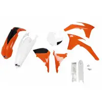 UFO Complete Plastic Kit for KTM SX and SX-F (2011) Orange White