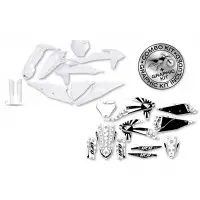 Plastic kit decals Ufo Akaishi Ktm White