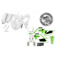 Plastic kit decals Ufo Stokes Kawasaki White