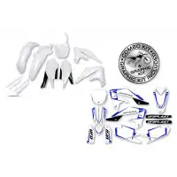 Plastic kit decals Ufo Tecna Yamaha White