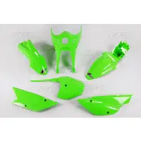 UFO motorcycle plastic kit Kawasaki KLX 110 10-22 Green
