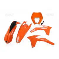 UFO motorcycle plastic kit Ktm EXC 125 12-13 with Orange headlight
